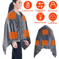 Wearable USB heated shawl blanket – photo 9
