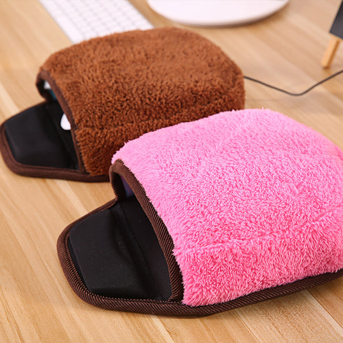 USB Heated Mouse Pad with Wrist Rest