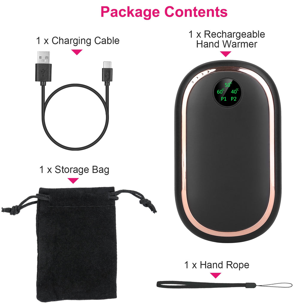 Rechargeable 6000mAh hand warmer and power bank – photo 7