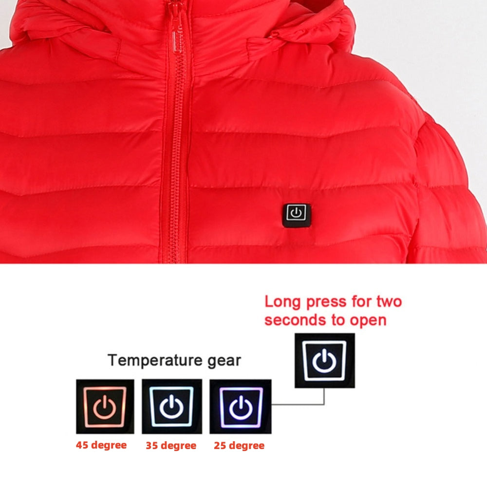 Men's USB heated jacket with removable hood – photo 5