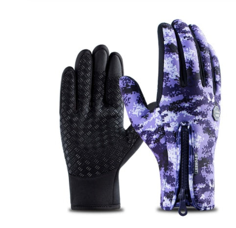 Touchscreen fleece-lined winter gloves – photo 7